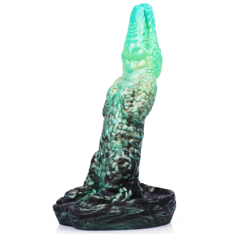 Crocodile-Shaped Silicone Anal Plug Soft Anal Toy For Hands-Free Use