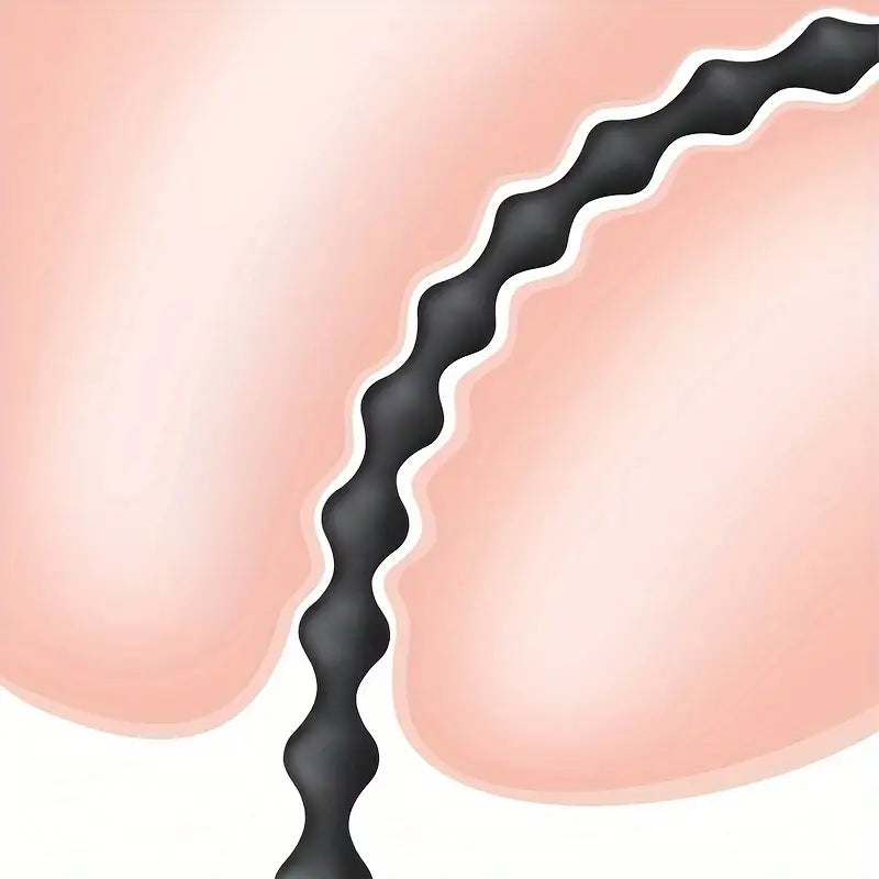 22.8-Inch Anal Beads Featuring 15 Balls Silicone Butt Plug Anal Dilator