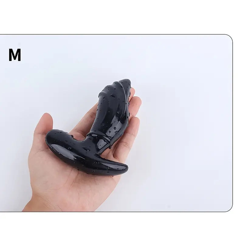 Mute Male Anal Prostate Massager Shark Anal Plug Sex Pleasure Device