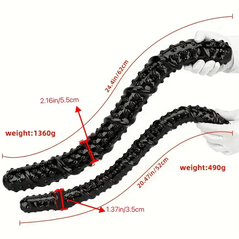 Adult Soft PVC Wolf Fangs Dildo Butt Plug For Male/Female BDSM Toy