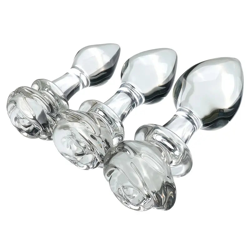 Premium Glass Anal Plug For Couples Adult Sex Toy For Men Women