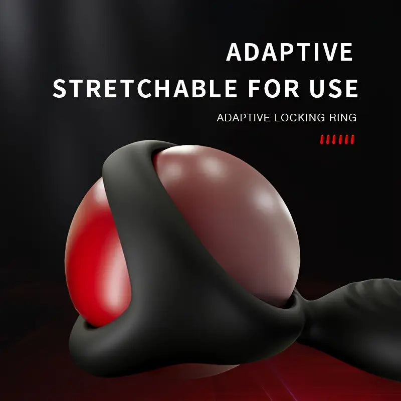 Unisex Black USB Charging Anal Plug Massager Toy Sex Toy Anus Dilator