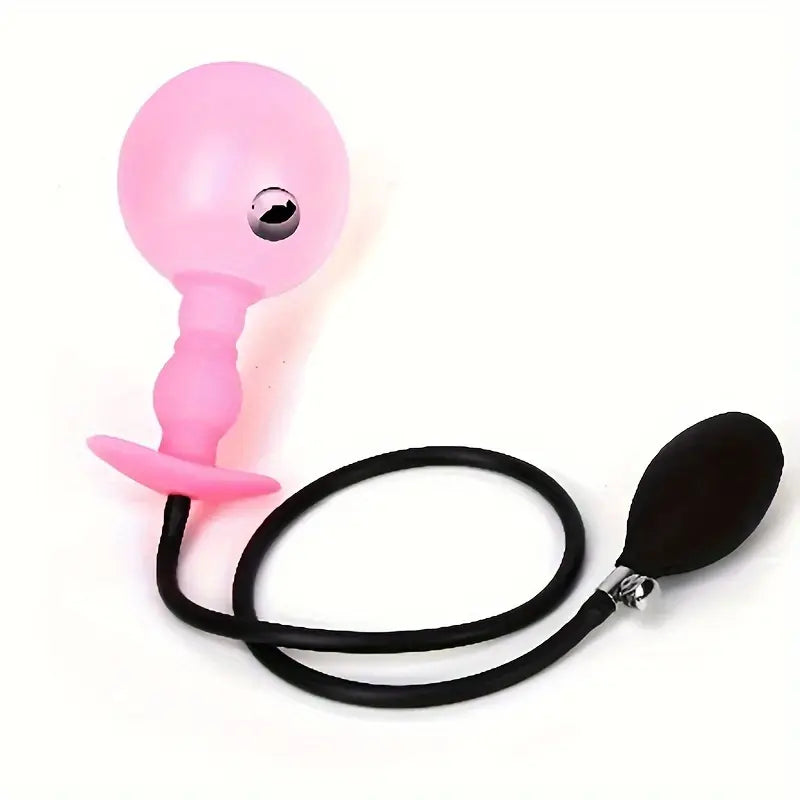 Noctilucent With Steel Ballsinflatable Anal Plug Anal Dilation Device