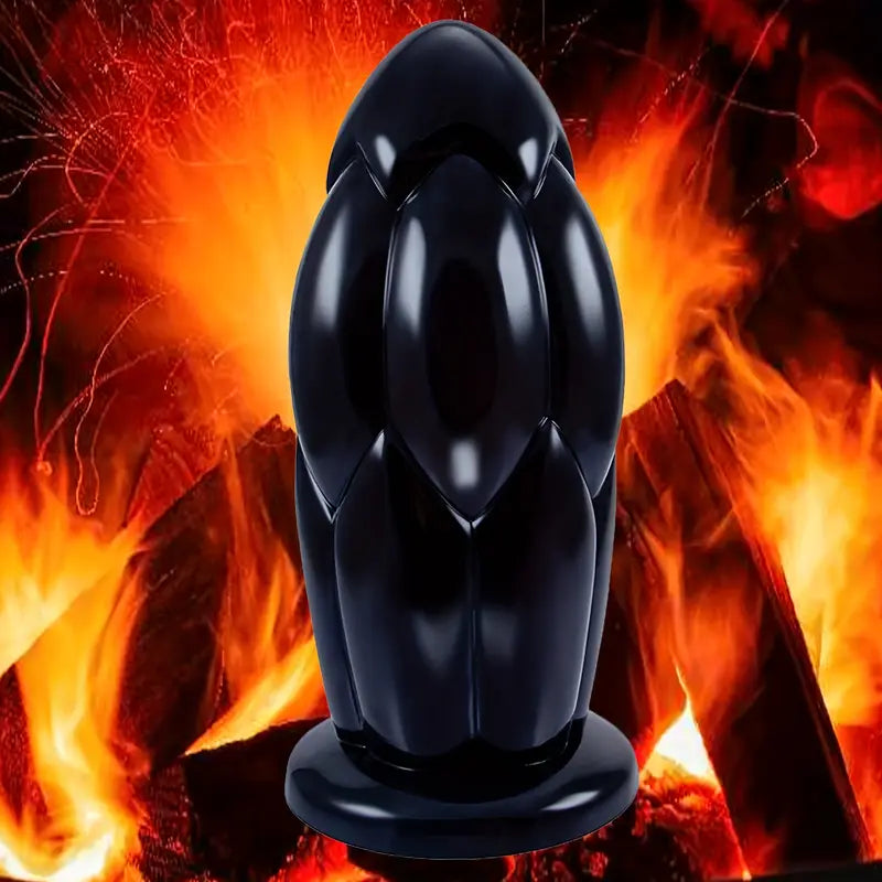 PVC Huge Anal Plug Toy With Suction Cup Realistic Giant Butt Plug