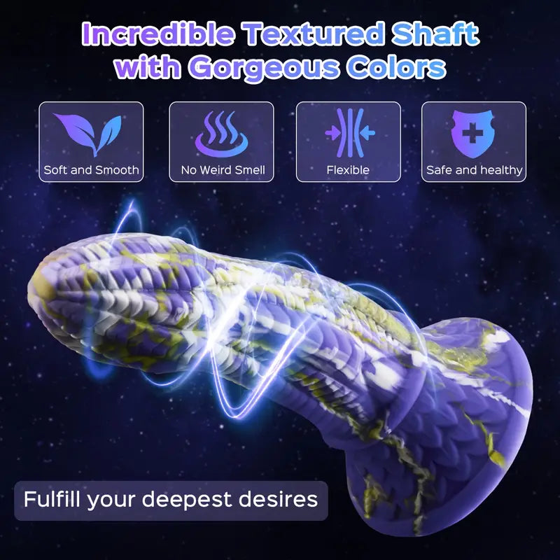 Thick Big Monster Dildo Silicone Fantasy Dragon Dildo With Suction Cup