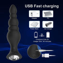 Remote Controlled Butt Plug G-spot Vibrator Bead Strap Prostate Massager