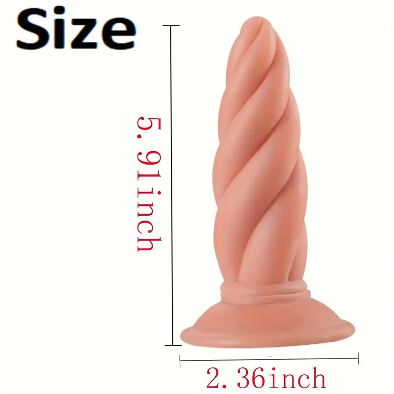 Silicone Anal Plug Flexible Latex Prostate Massage G-Spot Stimulator