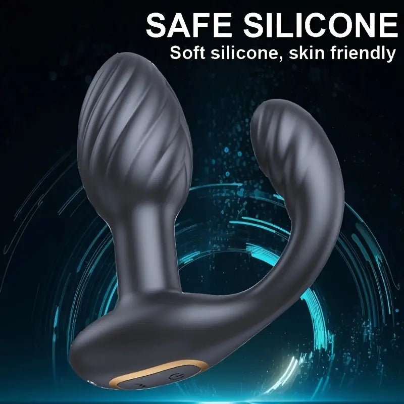 Anal Vibrating Plug 10 Modes Vibrating 10 Twisting Prostate Stimulator