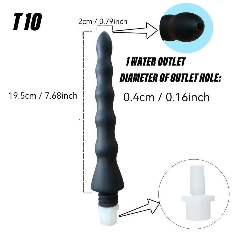 Silicone Enema Kit Non-Electric Colonial Irrigation Set Anal Care Washer
