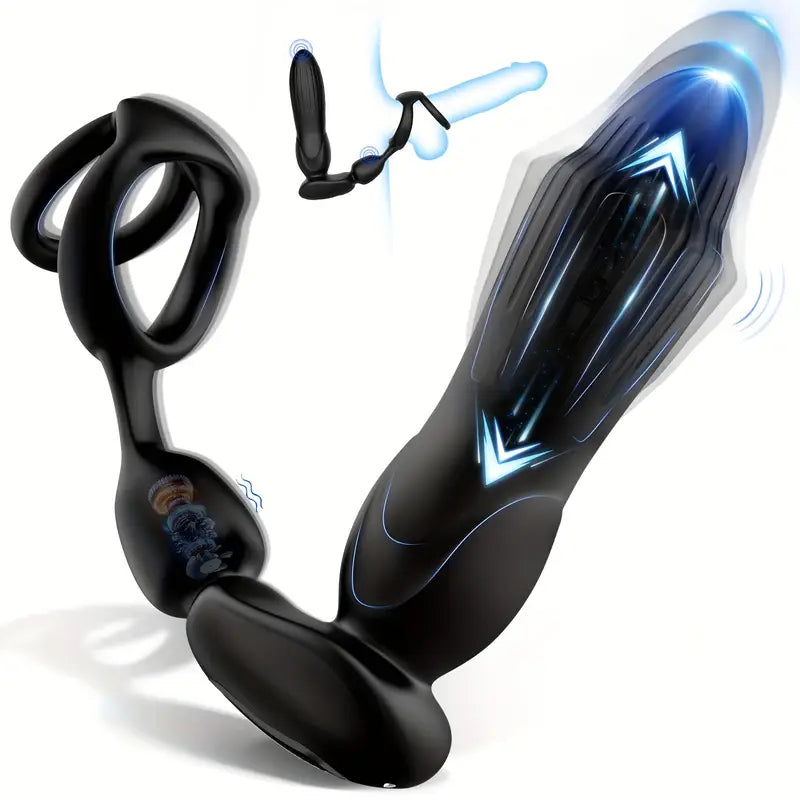 3 Insertion Dilation 9 Vibration Modes Vibrating Anal Plug Vibrator