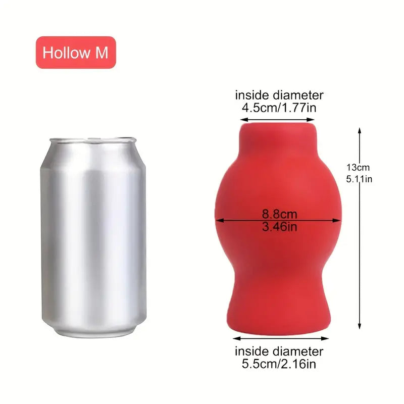 Silicone Enema Anal Vaginal Dilator Soft Hollow Prostate Massage Sex Toy