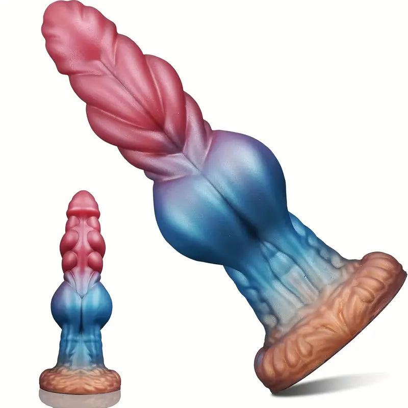 Liquid Silicone Anal Plug Elastic Knot Butt Plug Prostate Massage Trainer
