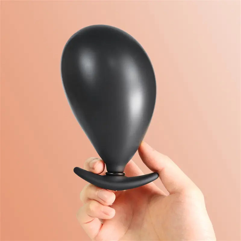 Inflatable Anal Toy Silicone Butt Plug Anal Ball Stretcher G Spot Stimulator