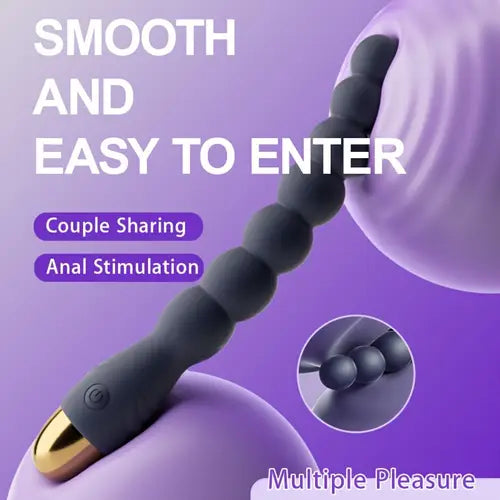 Rechargeable Anal Beads Butt Plug Prostate Massage Auto Adult Sex Toy