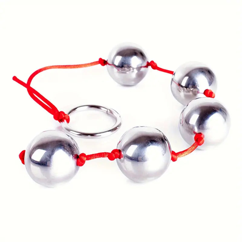 Fetish Anal Balls Metal Anal Beads Sex Toy Stainless Steel Butt Plug