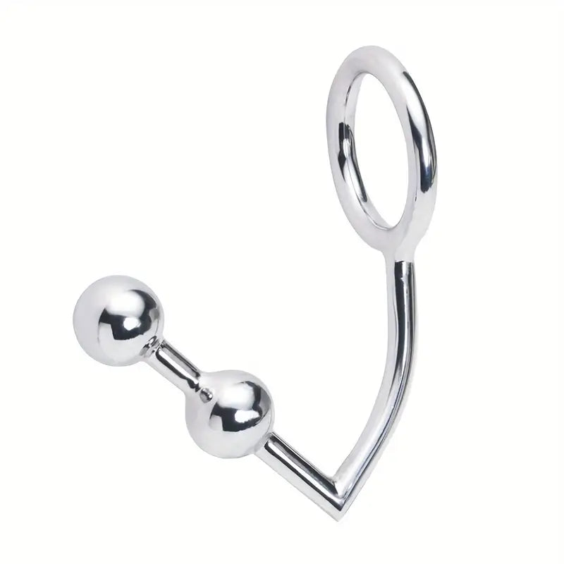 Metal Removable Anal Plug Kit Slider Removable Anal Plug Single Ring