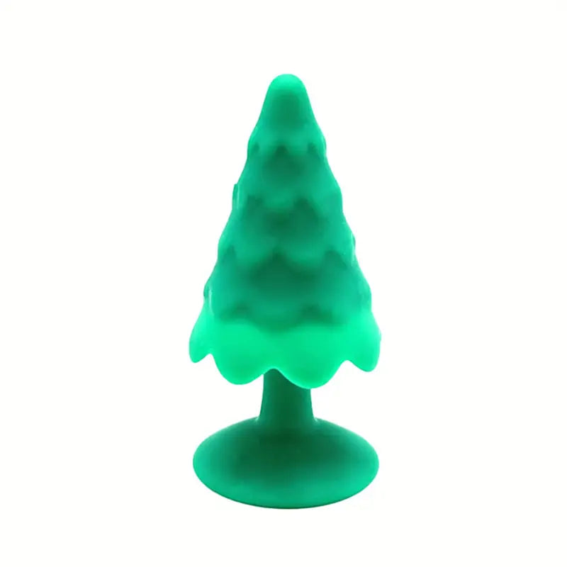 Anal Plug Christmas Tree Shape Anal Butt Plug Dildo with Suction Cup