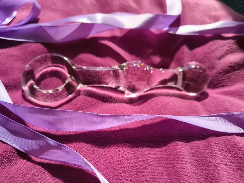 Anal Expander Butt Plug Transparent Crystal Glass Anal Plug For Couple