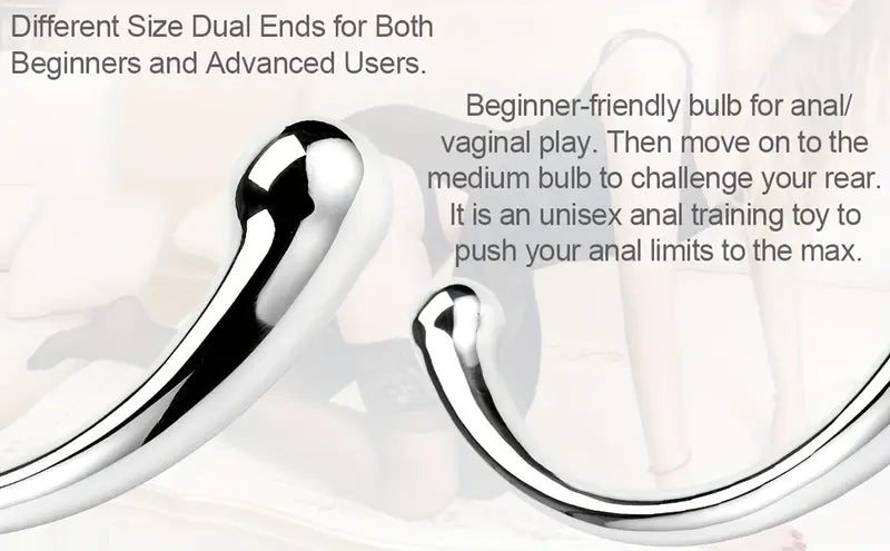 Prostate Massage Stick Double-headed Anal Plug SM Anal Plug Trainer