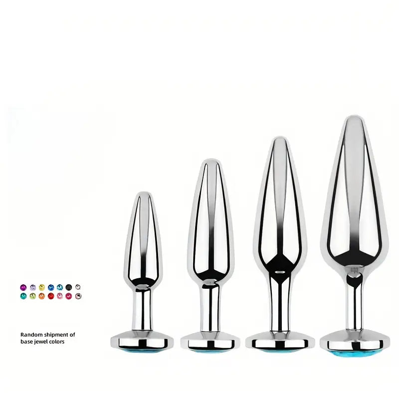 Metal Anal Plug Three Sizes For Anal Expansion Anal Love Sex Toy