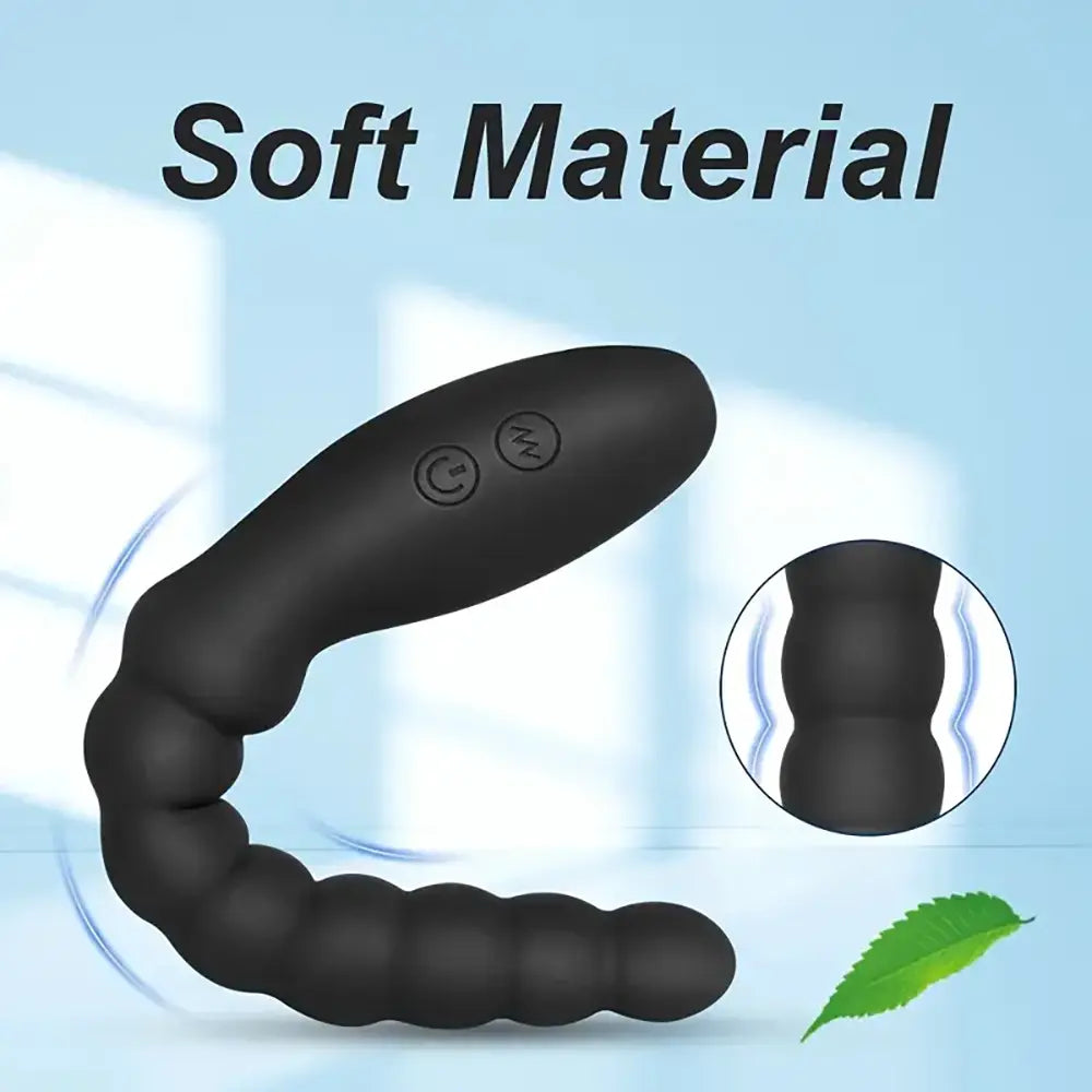 Rechargeable Ball Anal Plug With 10 Vibration Modes G Spot Vibrator