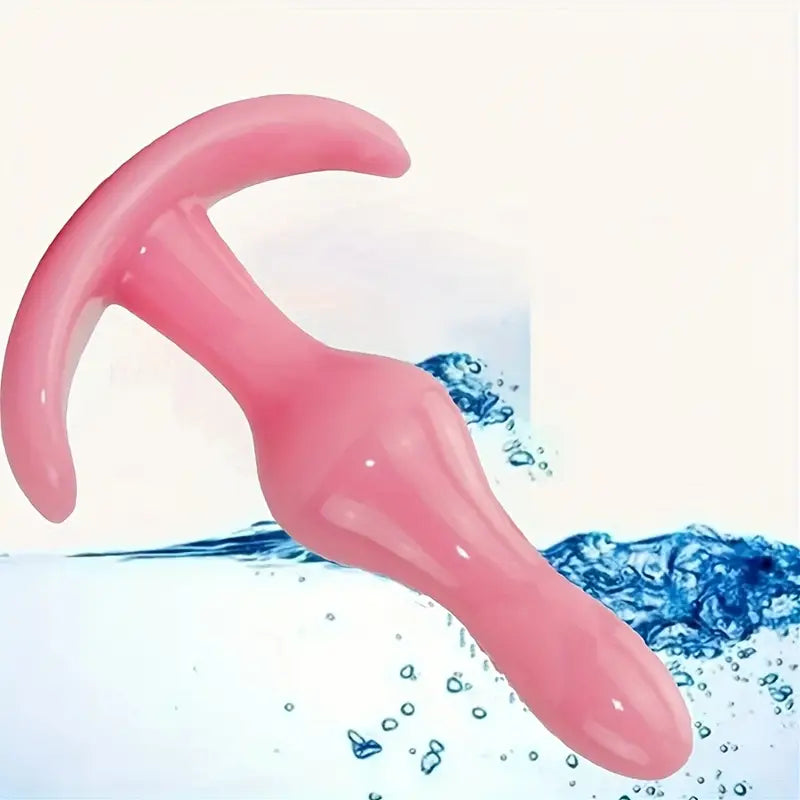 2 Bead Silicone Anal Plug With Anal Beads For Anal Love Sex Toy