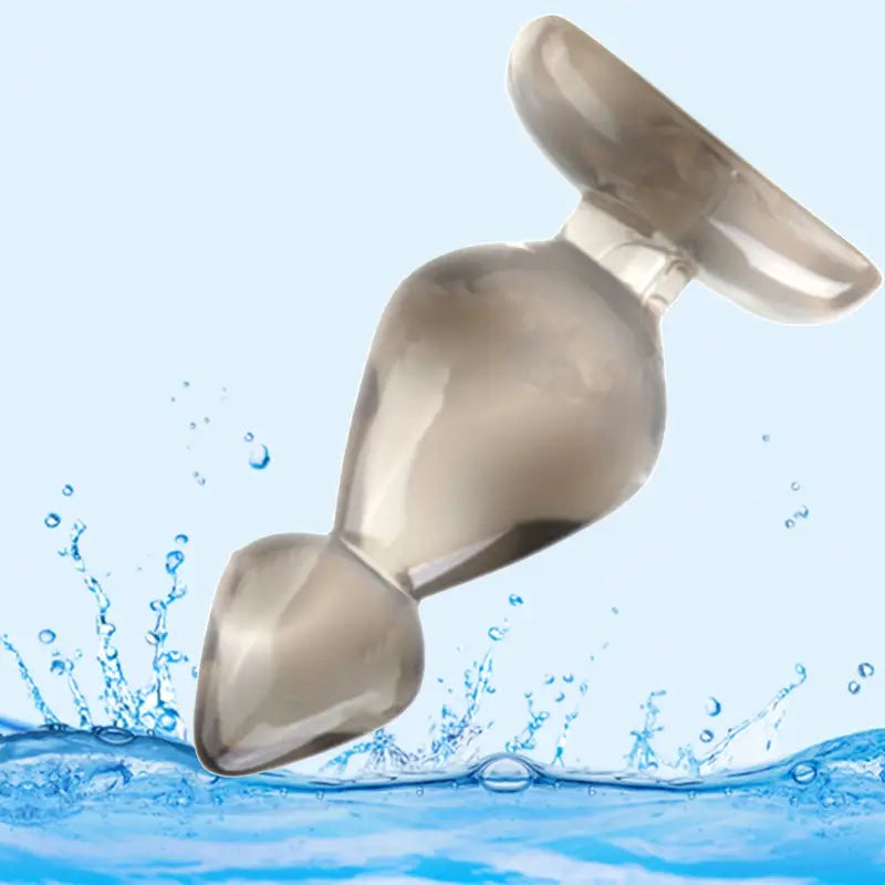 Classic Butt Plug Silicone Anal Plug With Flared Base Flexible Butt Plug