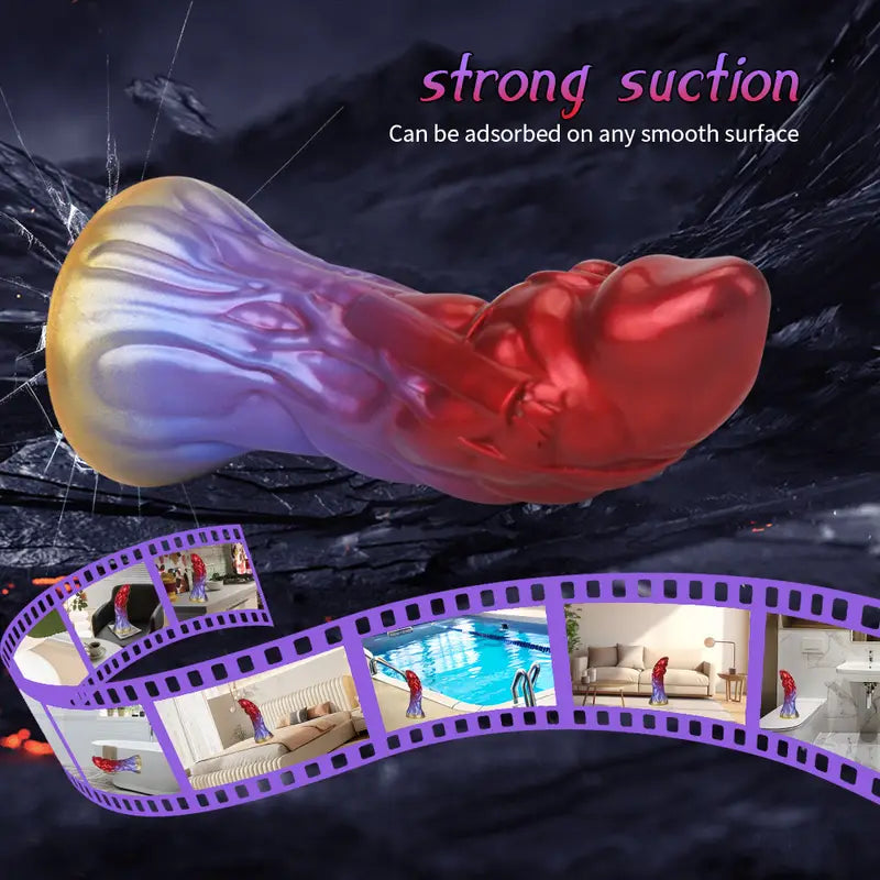 7.99in 9.05in Monster Silicone Animal Soft Fantasy Dildo For Female Male