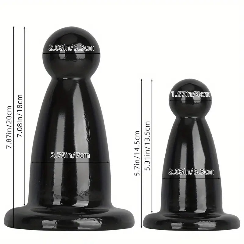 Black Big Anal Plug For Fist Sex Supplies Super Large Anal Plug