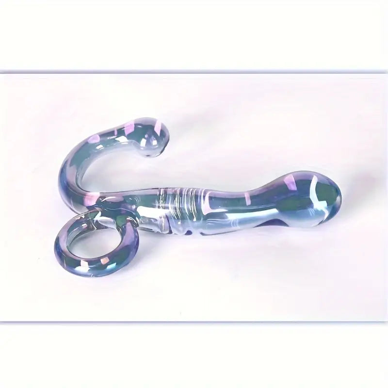 Anal Probe Manual Adult Pleasure Massager Transparent Glass Butt Plug