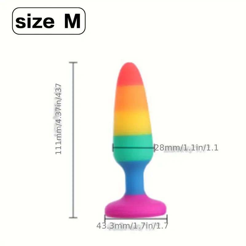 3 Sizes Silicone Butt Plug Adult Sex Toy Anal Trainer For Couples