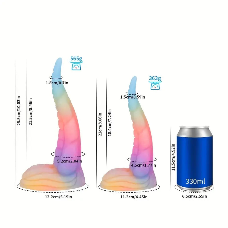 Multi-size Rear Court Plug Small Octopus Monster Deep Anal Plug