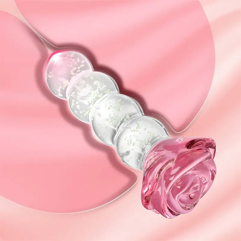Luminous Safe Rear Yard Anal Plug Glass Rear Plug Advanced Sex Toy