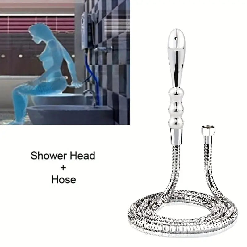 59inch Hose Shower Douche Enema Kit Deep Cleaning System With Regulator