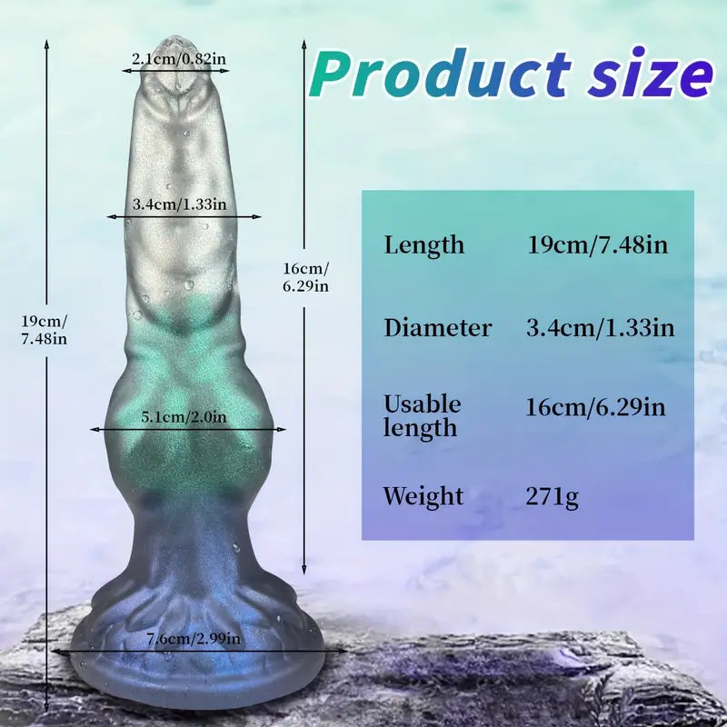 Long Anal Plug Glue Dildo Ass Plug Anal Vaginal Dilator Stimulation