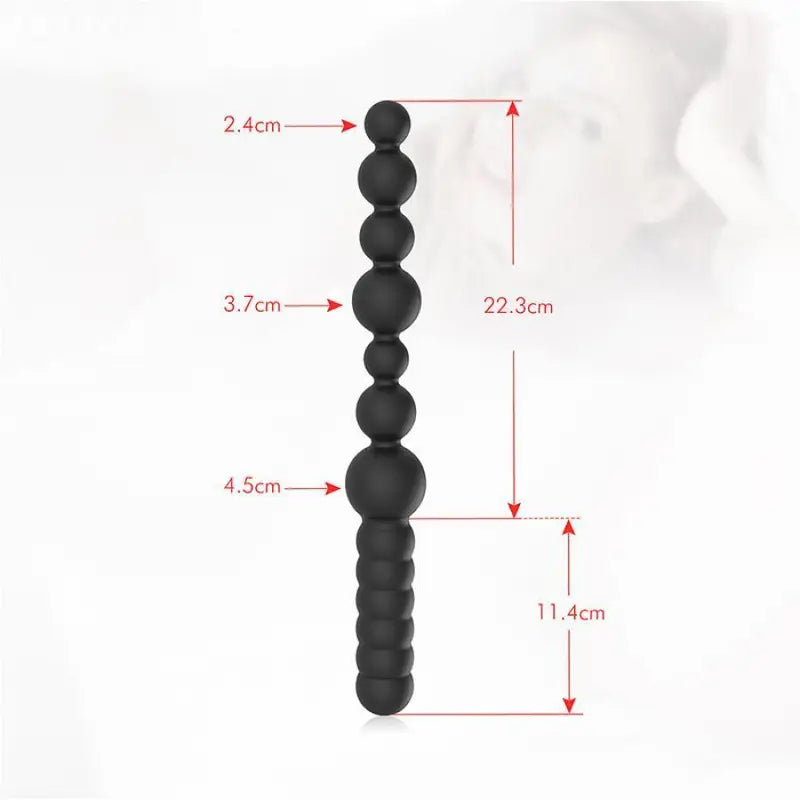 SM Double-Ended Anal Beads Massage Wand Anal Sex Toy For Adults