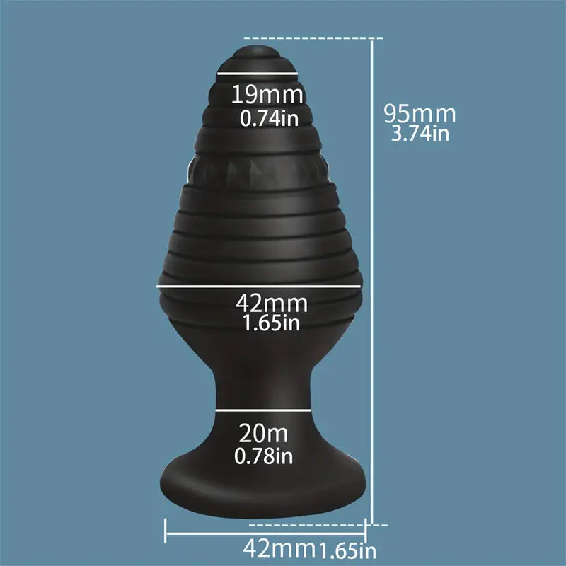 Erotic Masturbation Rear Anal Plug Black Female Anal Sex Toy