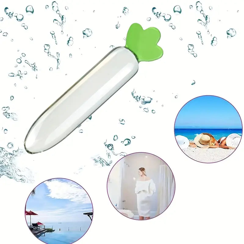 Glass Anal Butt Plug Crystal Butt Plug VegetableFruit Shape Crystal Dildo