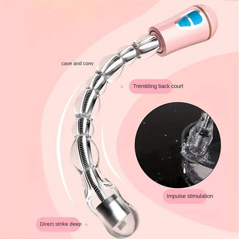 Vibrating Anal Beads 12 Modes USB Rechargeable Anal Sex Toy