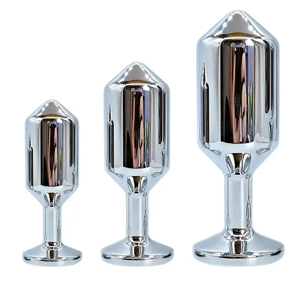 Drill Sex Stainless Steel Gravity Anal Plug Anal Stimulation Masturbation