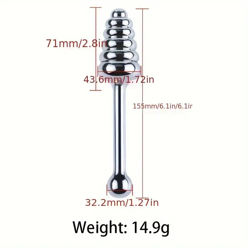 Thread Anal Plug Metal Butt Plug Anal Beads Prostate Massager Sex Toy