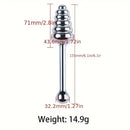 Thread Anal Plug Metal Butt Plug Anal Beads Prostate Massager Sex Toy