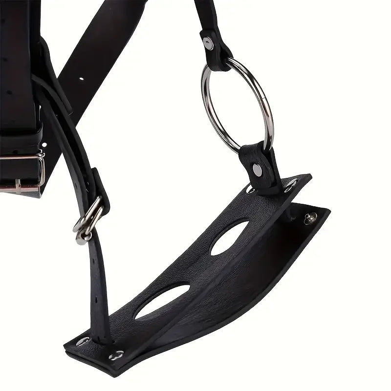 Removable Sexy Adjustable Cock Ring Harness With Anal Plug Dildo Strap