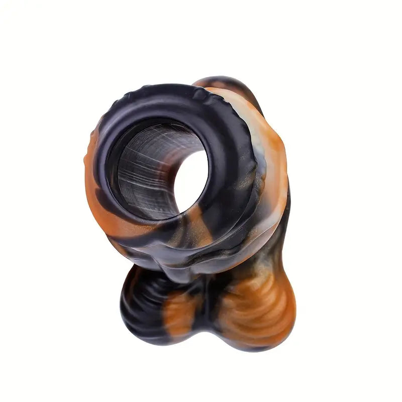 Soft Silicone Colorful Special-Shaped Hollow Peek Anal Plug For Games