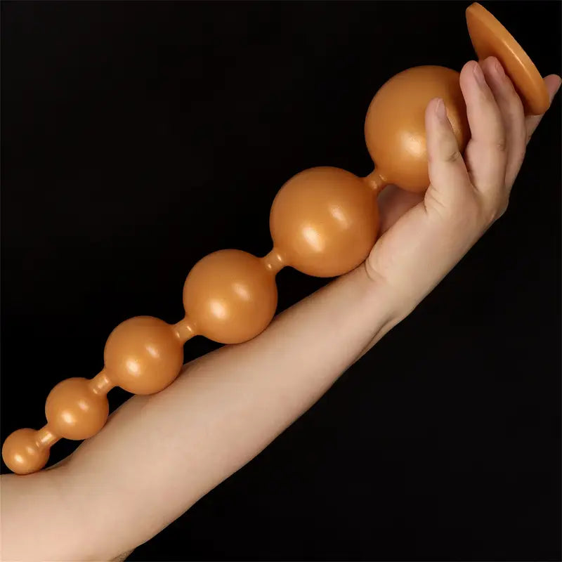 Silicone Bead Anal Plug Long Butt Plug For Dilation Big Ball Beads For Adults