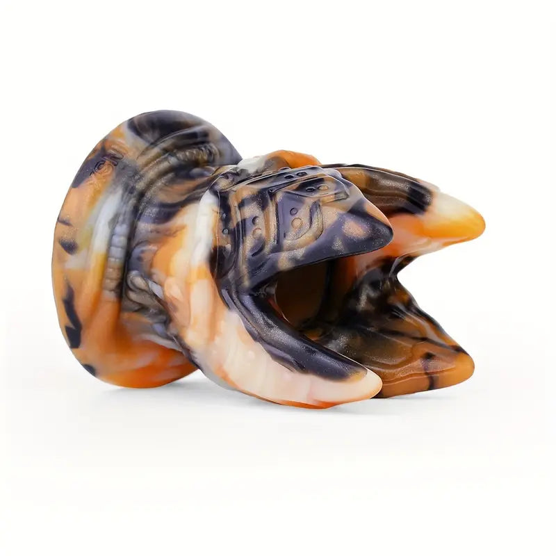 Soft Silicone Colorful Special-Shaped Hollow Peek Anal Plug For Games