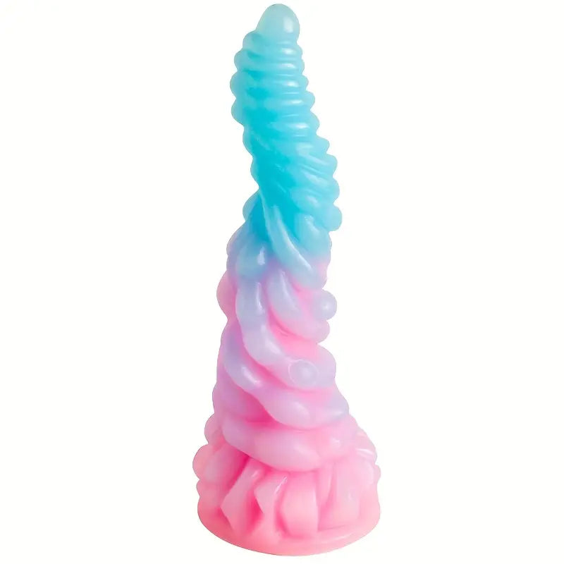 SM Shaped Luminous Anal Plug Silicone BDSM Sex Toy For Men Women