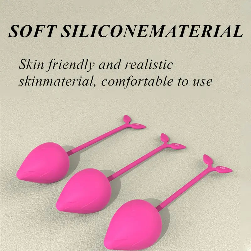 Skin-Friendly Realistic Tightening Training 3-Pack Silicone Anal Sex Toy