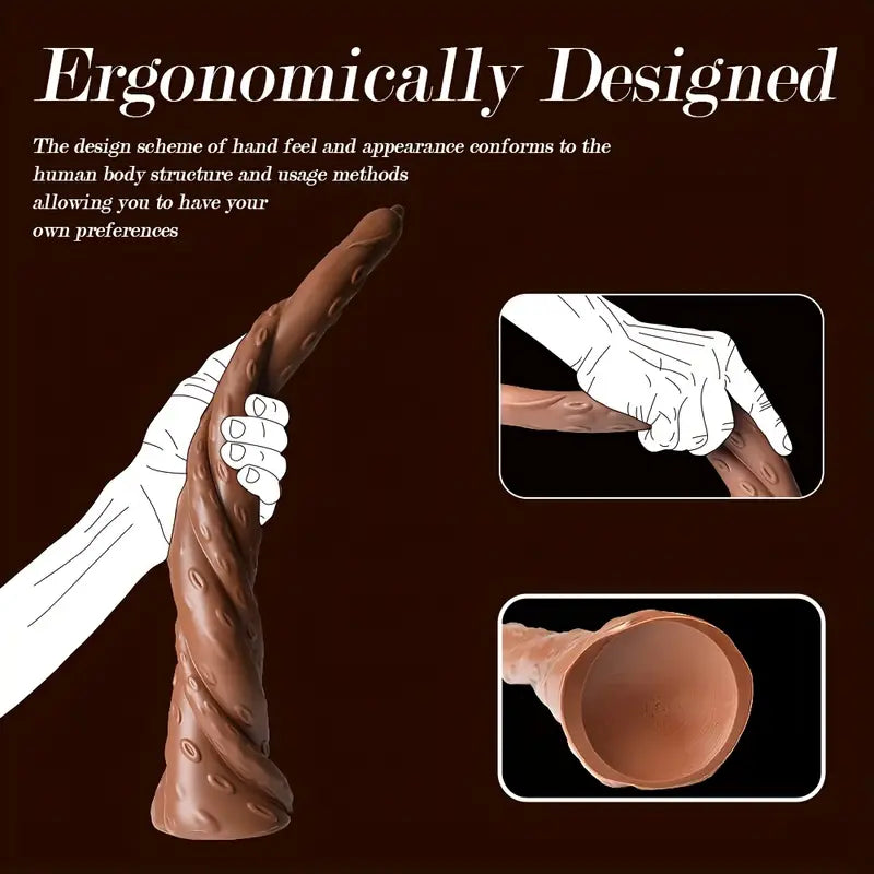 17 Inch TPR Real Touch Soft Dildo Extra Long Giant Monster Animal Dildo