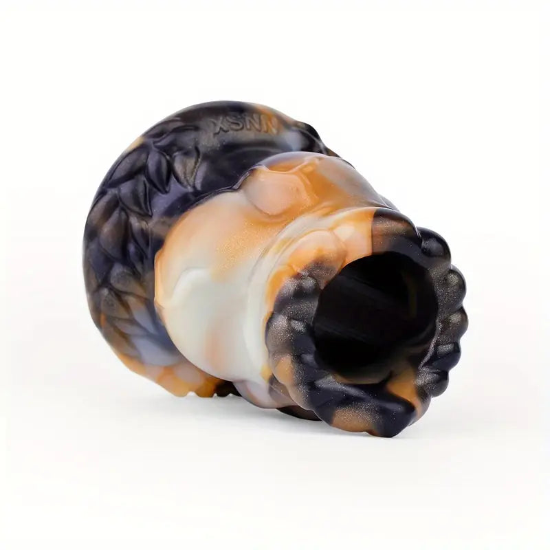 Soft Silicone Colorful Special-Shaped Hollow Peek Anal Plug For Games